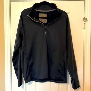Timberland men’s quarter zip jacket. Navy blue. Great condition. Size large.
